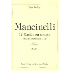 12 Etudes en sonate op.11a vol.2 - Domenico Mancinelli
