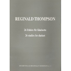 26 Etüden : für Klarinette - Reginald Thompson
