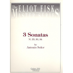 3 Sonatas for guitar - Antonio Soler