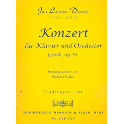 Konzert g-Moll op.50 für Klavier und Orchester - Jan Ladislav Dussek