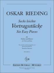 6 leichte Vortragsstücke - Oskar Rieding