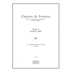 IBERT : CHANSON DE FORTUNIO - Jacques Ibert