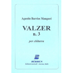 Waltz No. 3 - Barrios Mangore - Agustín Barrios Mangoré