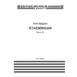 STAEMNINGAR OP.20 : FOR PIANO - Emil Sjögren