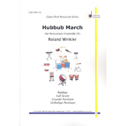 Hubbub March : für 3 Snare Drums - Roland Winkler