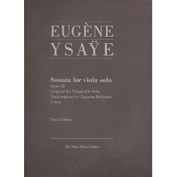 Sonata op.28 for viola - Eugène Ysaye