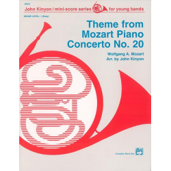 Theme from Piano Concerto No.20 (c/band) - Wolfgang Amadeus Mozart / Arr. John Kinyon
