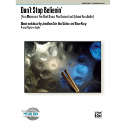 Don't Stop Believin Steel Drum Ensemble -Neal Schon and Jonathan Cain Steve Perry [Journey] / Arr.Aaron Ziegler