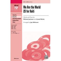 Jackson & Richie : We Are The World 25 For Haiti SATB