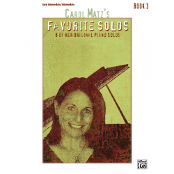 Carol Matz Favorite Solos 3 - Carol Matz
