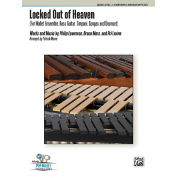 Locked Out Of Heaven Perc Ensemble - Philip Lawrence; Ari Levine / Arr. Patrick Moore