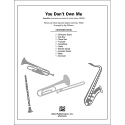 You Dont Own Me  STRX CD - Arthur Singer & John Madara & David White / Arr. Jay Althouse