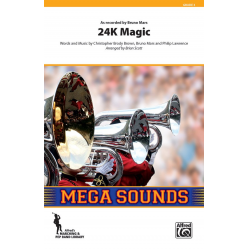 24k Magic (m/b) - Bruno Mars / Arr. Brian Scott