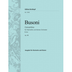 Concertino B-dur op. 48 K 267 - Ferruccio Busoni / Arr. Otto Taubmann