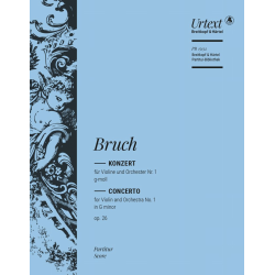 Violinkonzert Nr. 1 g-moll op. 26 - Max Bruch