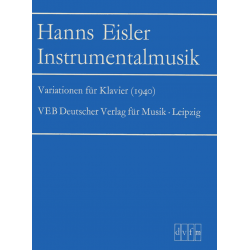 Variationen für Klavier - Hanns Eisler