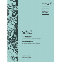 Konzert für Englischhorn und Streichorchester - Josef Schelb / Arr. Andreas (Klavierauszug) Horn