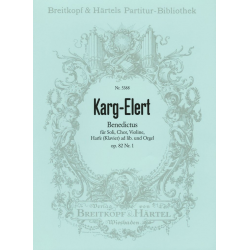 Benedictus op. 82/1 - Sigfrid Karg-Elert