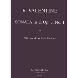 Sonate in d op. 3 Nr. 1 - Roberto Valentino