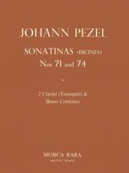Sonatinen Nr. 71 und 74 - Johann Christoph Pezel