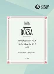 Streichquartett Nr. 1 op. 22 - Miklos Rozsa