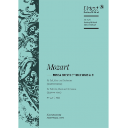 Missa brevis et solemnis in C KV 220 (196b) - Wolfgang Amadeus Mozart / Arr. Ulrich Haverkampf