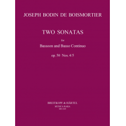 Sonaten in d-moll und c-moll op. 50/4-5 - Joseph Bodin de Boismortier