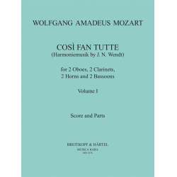 Così fan tutte KV 588 - Wolfgang Amadeus Mozart / Arr. Johann Nepomuk Wendt