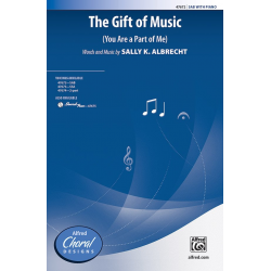 Gift Of Music, The SAB - Sally  K. Albrecht