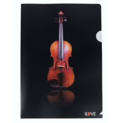 Aktenhülle Violine Din A4