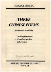 3 Chinese Poems op.35 - Swallow, Swallow - Miklos Rozsa