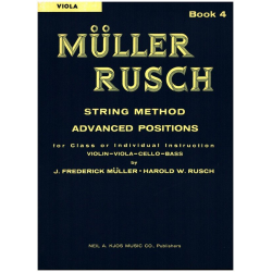 MÜLLER RUSCH - String Method Book 4 : Viola - Frederick J. Müller