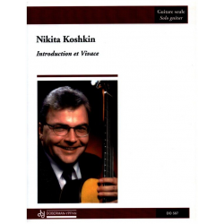 Introduction et vivace für Gitarre - Nikita Koshkin