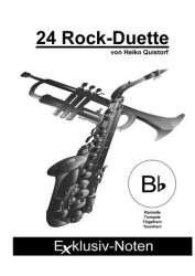 24 Rock-Duette: für 2 B-Instrumente - Heiko Quistorf