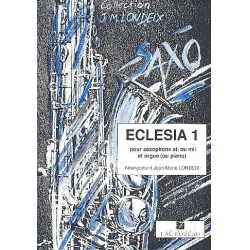 Eclesia 1 pour saxophone et orgue