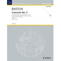 Concerto C-Dur Nr.5 : für -John Baston / Arr.Walter Kolneder