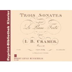 3 Sonaten für Klavier - I.B. Cramer