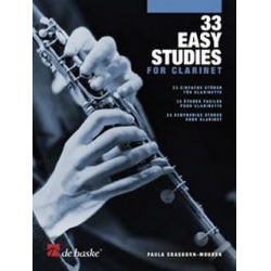 33 easy Studies for clarinet -Paula Crasborn-Mooren