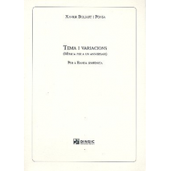 Tema i variacions für Blasorchester - Xavier Boliart y Ponsa
