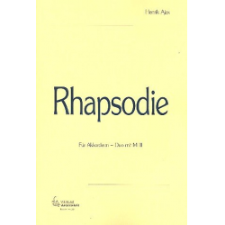 Rhapsodie für 2 Akkordeons (M III) - Henrik Ajax