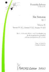 6 Sonaten op.1 Bd.2 (4-6) für - Franziska Lebrun