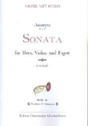 Sonate D-Dur für Horn, Violine und Fagott - Anonymus