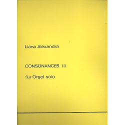 Consonances 3 für Orgel - Liana Alexandra