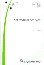 5 Projects for Joan for cello solo - Janet Beat