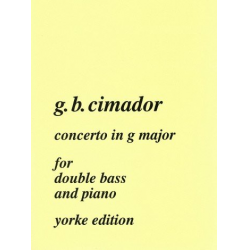 Concerto G major - Giovanni Battista Cimador