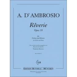 Reverie op.18 für Violine und Klavier - Alfredo d Ambrosio