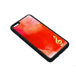 iPhone 6 Plus backcover g-clef golden/red