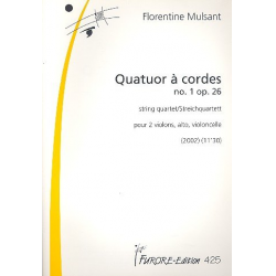 String Quartet op.26 - Florentine Mulsant