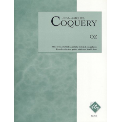 Oz for recorder, clarinet, guitar, - Jean-Michel Coquery