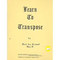 Learn to transpose - Noel Leo Arnaud
